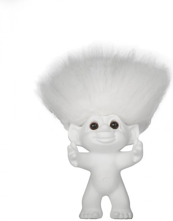 [product_category]-Goodlucktroll Matte White/ White Hair, 12cm-Goodlucktroll-5711336000828-92951-GOO-1