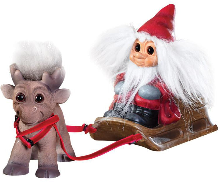 [product_category]-Goodlucktroll Santa Claus And Reindeer "Brave"-Goodlucktroll-5711336027009-93660-GOO-1