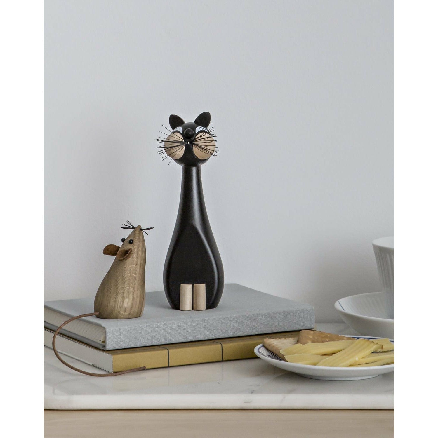 [product_category]-Gunnar Flørning Cat Wooden Figure, 15,7 Cm-Gunnar Flørning-5711841115116-115-GUN-1