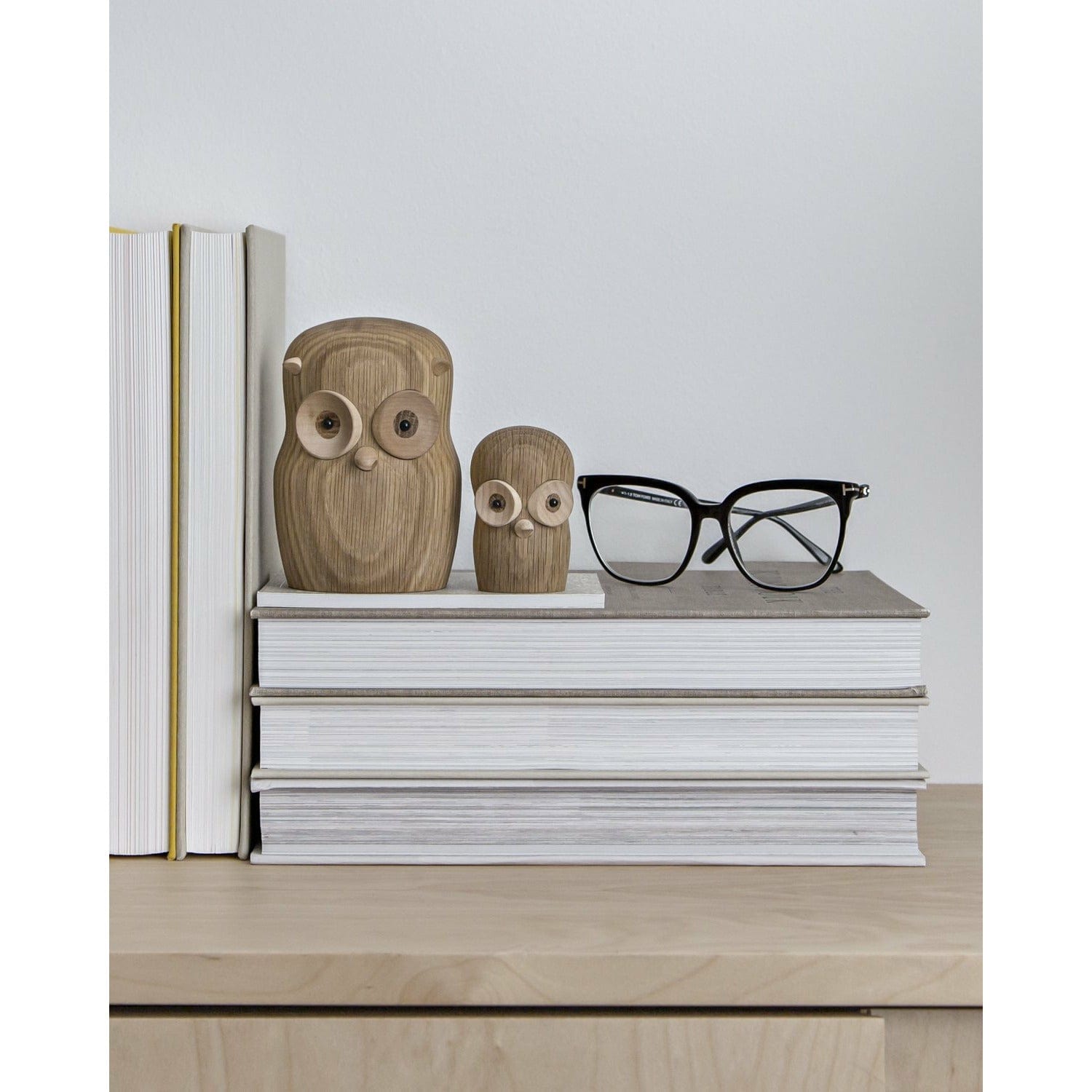 Gunnar Flørning Owl Wooden Figure, 6 cm