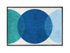 HEYMAT ROOUMAT SPOT BLUE, 60x85cm