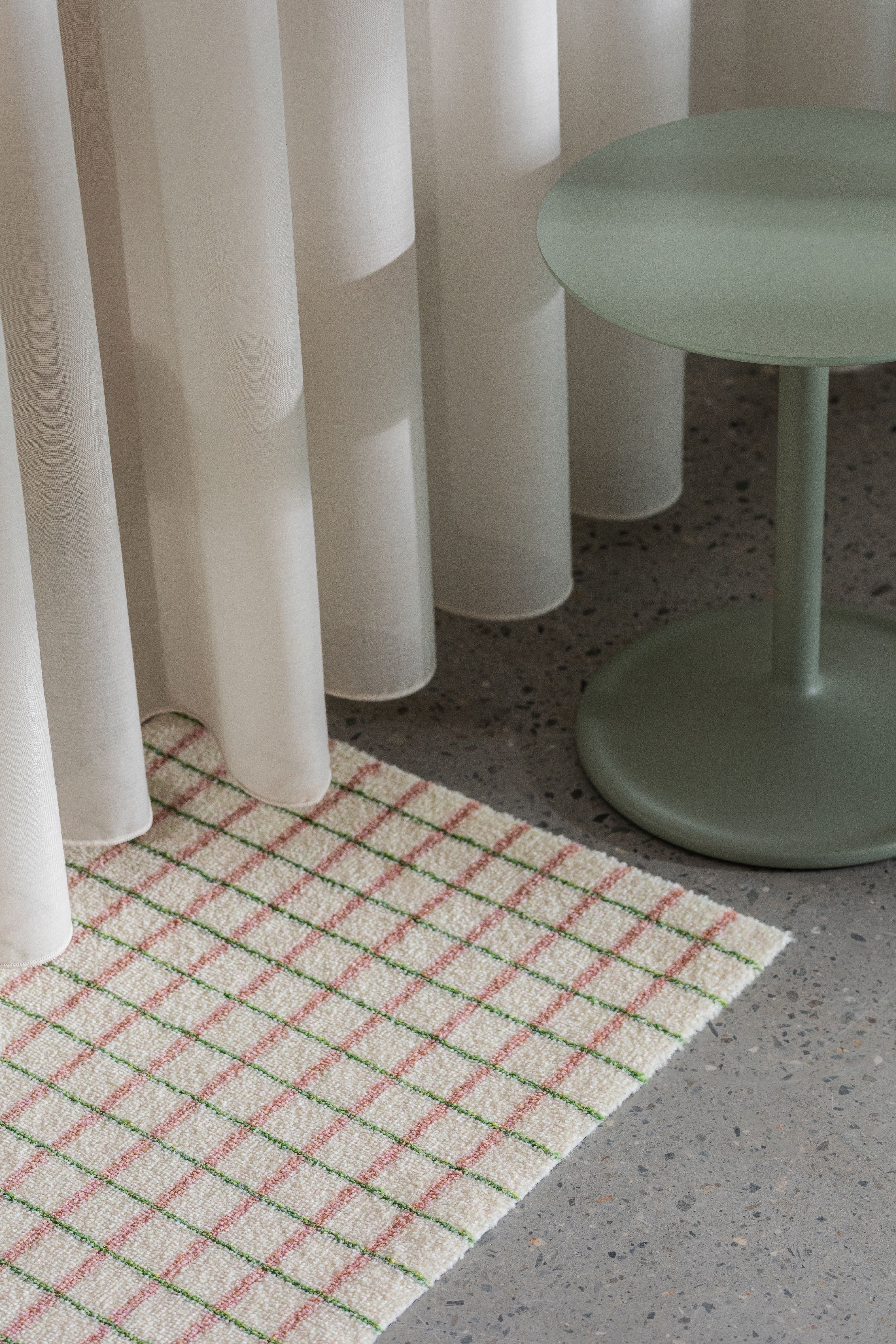 [product_category]-Heymat Grid Doormat Lime Candycane, 60x85 Cm-Heymat-7090040581792-57550-HEY-2