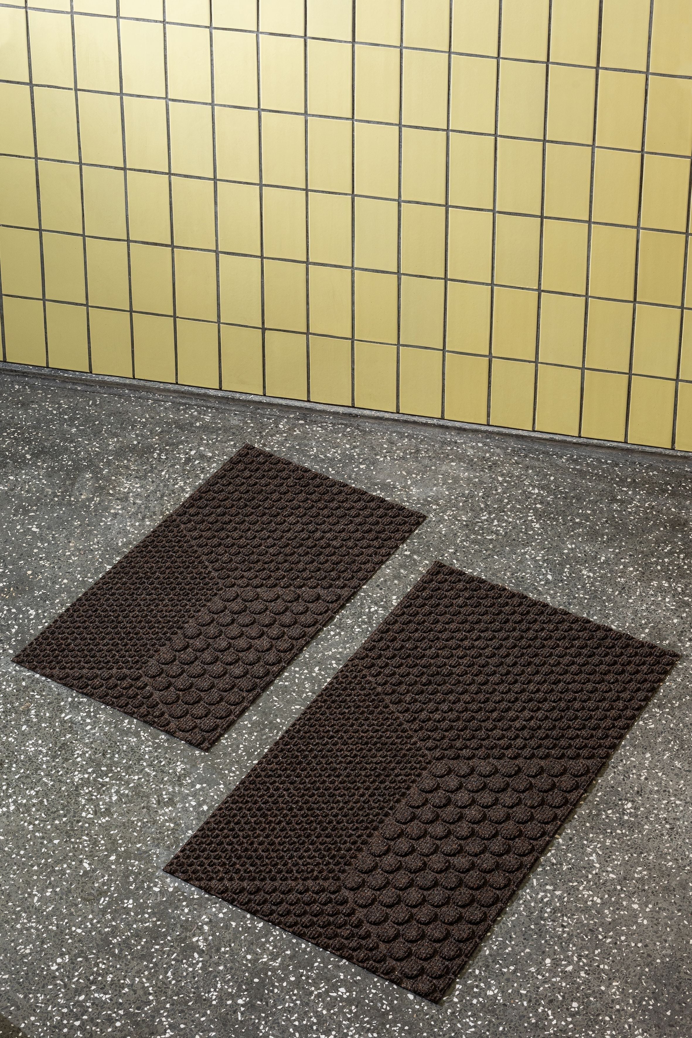 [product_category]-Heymat Hex Soil Doormat Dark Brown, 45x75cm-Heymat-7090040582294-72013-HEY-2