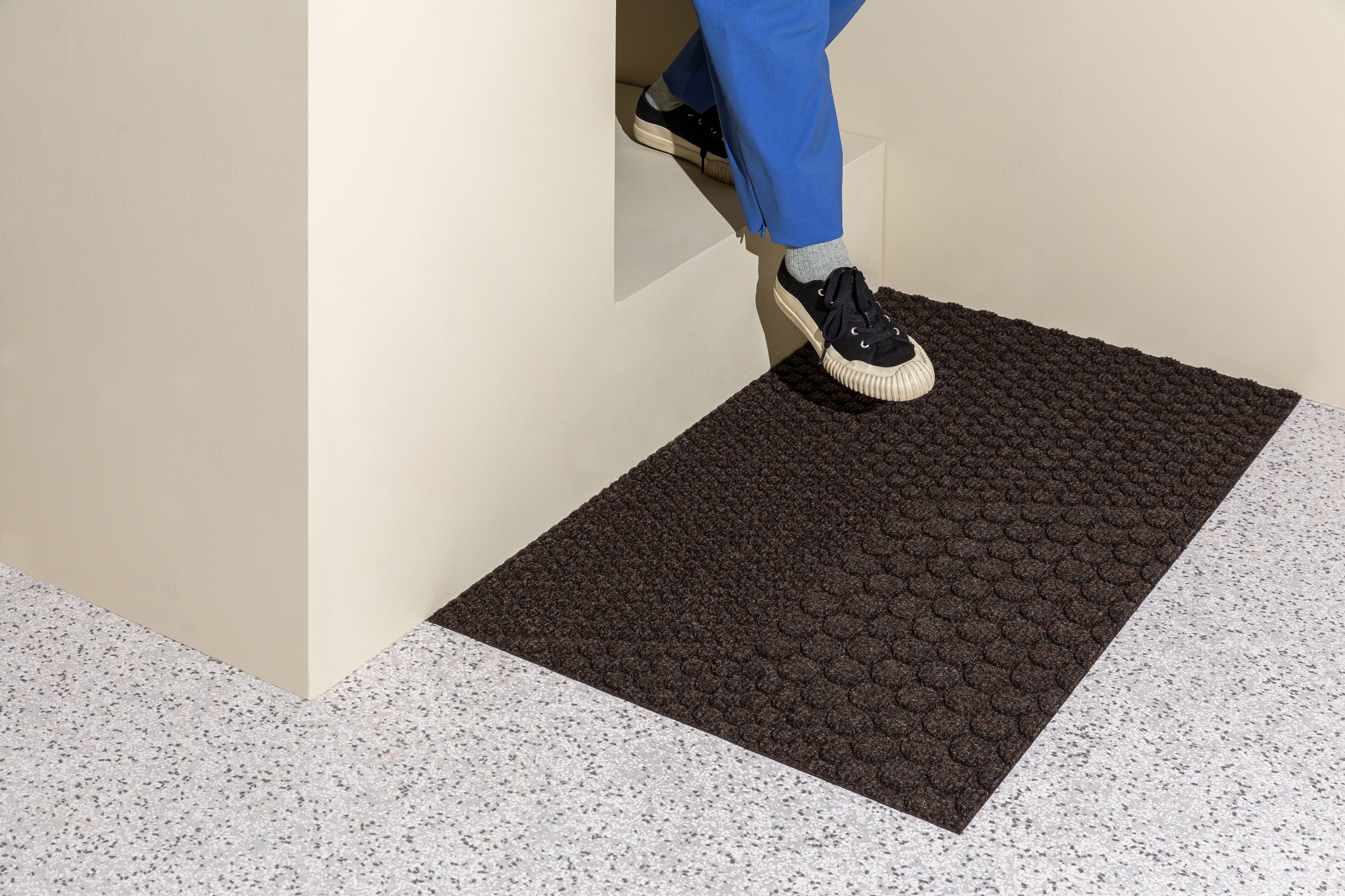 [product_category]-Heymat Hex Soil Doormat Dark Brown, 45x75cm-Heymat-7090040582294-72013-HEY-7