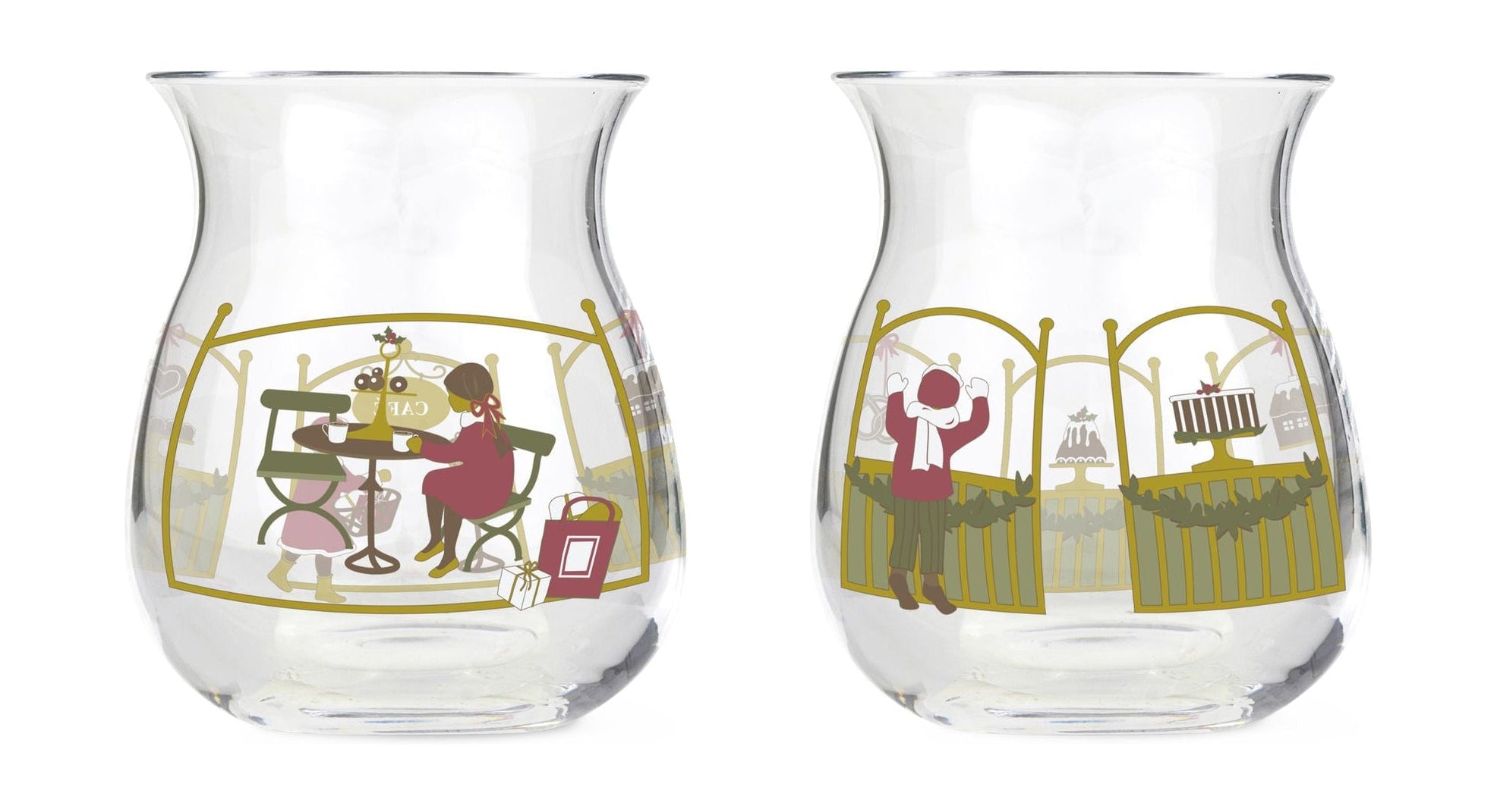 [product_category]-Holmegaard Christmas Tealight Holder 2023 H7,5 Cm 2 Pcs.-Holmegaard-5706422108199-4800524-HOL-1