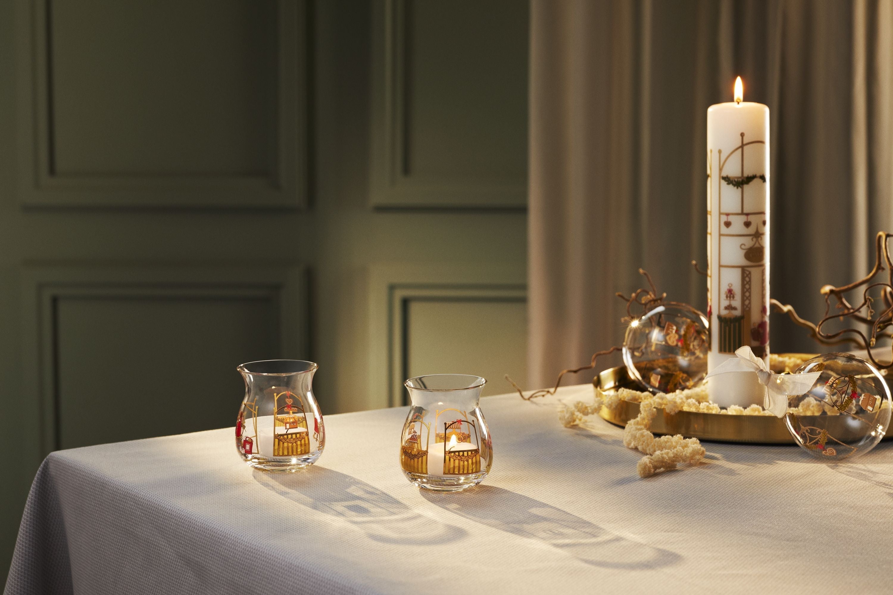 [product_category]-Holmegaard Christmas Tealight Holder 2023 H7,5 Cm 2 Pcs.-Holmegaard-5706422108199-4800524-HOL-5
