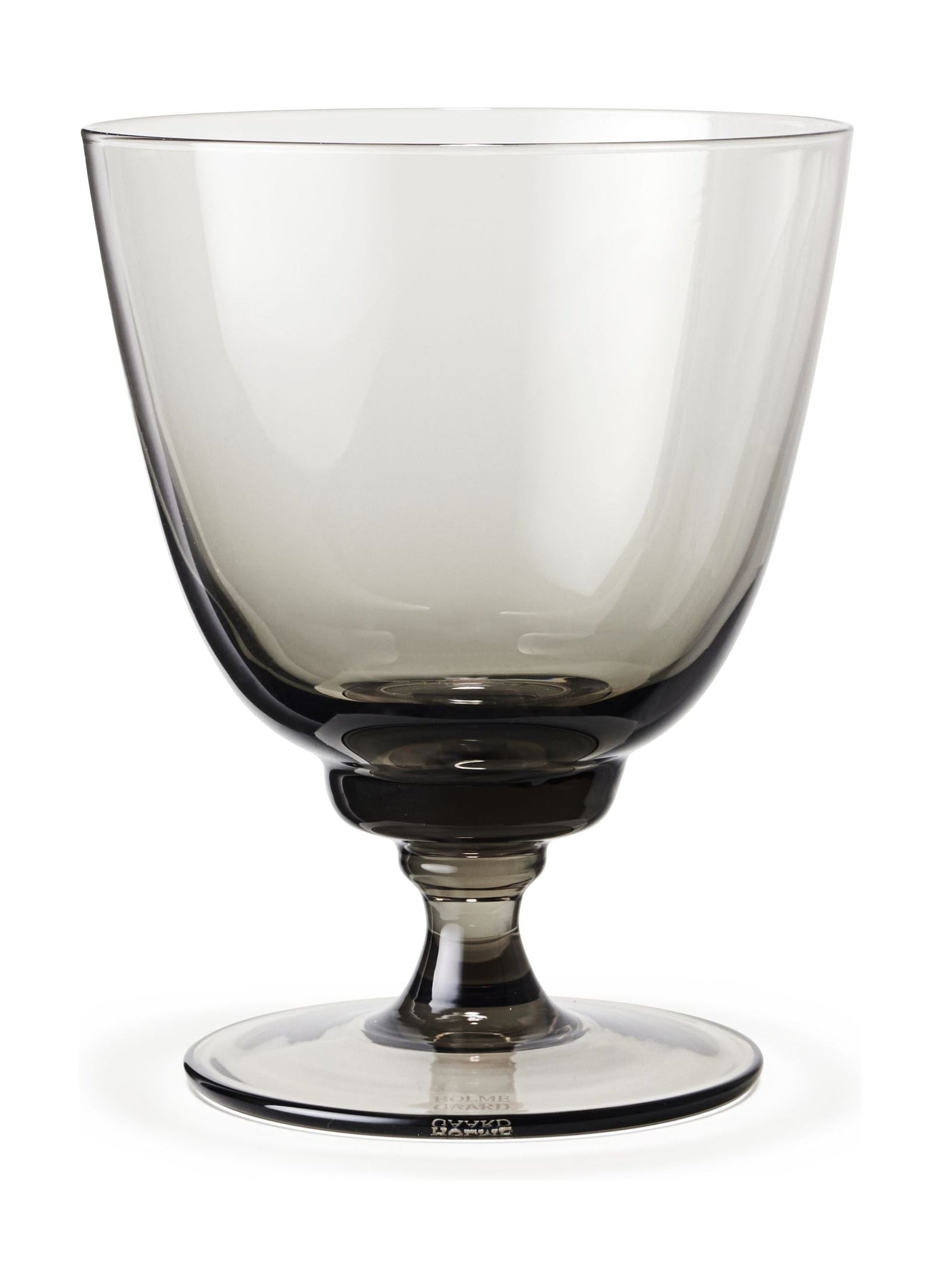 [product_category]-Holmegaard Flow Glass On Foot 35 Cl, Smoke-Holmegaard-5706422108724-4300486-HOL-1