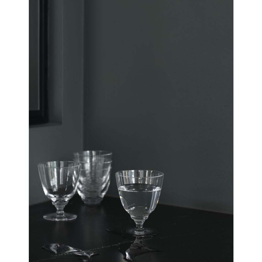 [product_category]-Holmegaard Flow Water Glass, Olive Green-Holmegaard-5706422105549-4300462-HOL-2
