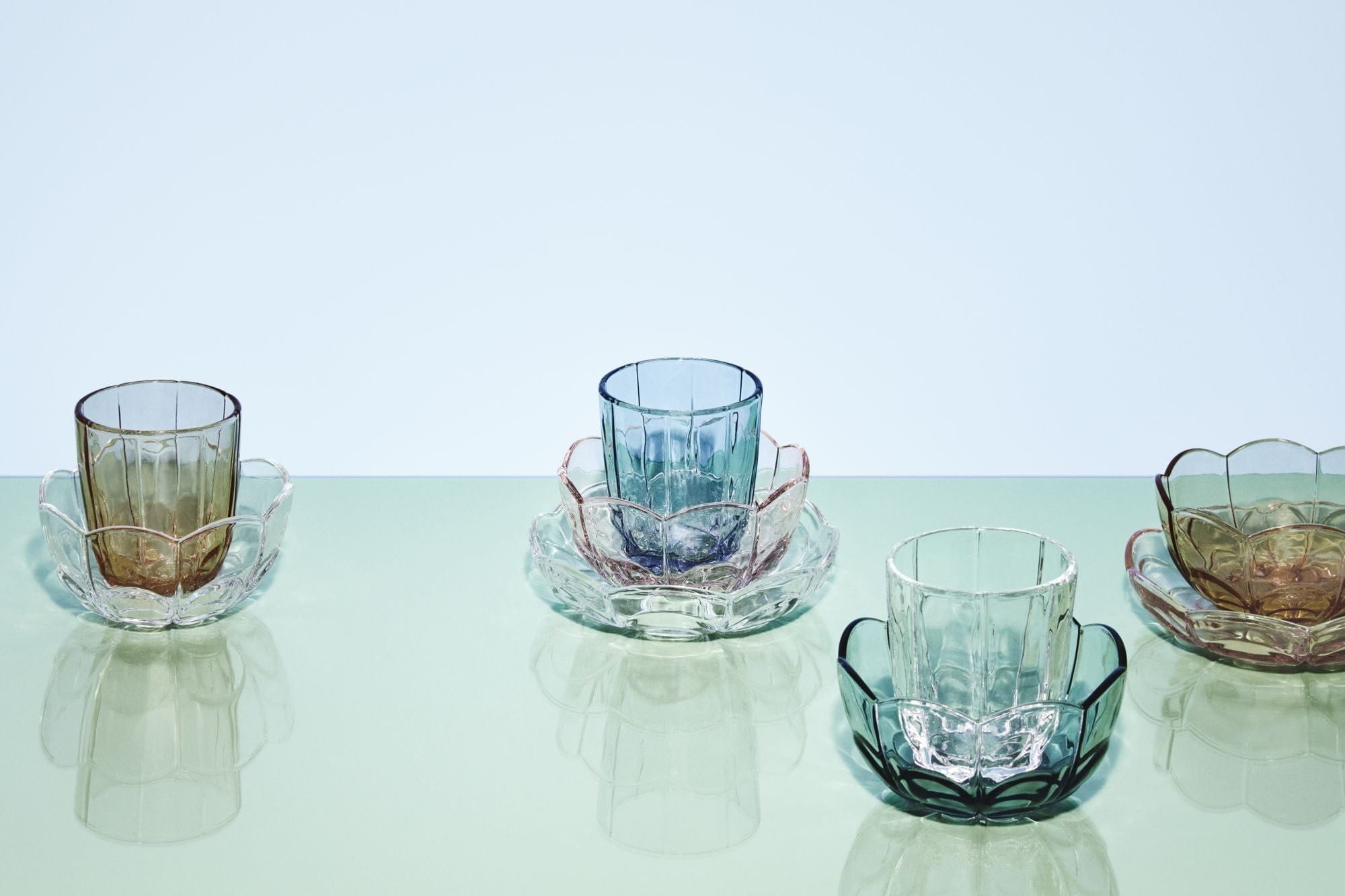 [product_category]-Holmegaard Lily Small Egg Plates Set Of 2 ø16 Cm, Clear-Holmegaard-5706422107758-4344420-HOL-5