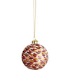Holmegaard suvenir Christmas Cath Red tečkované Ø8 cm