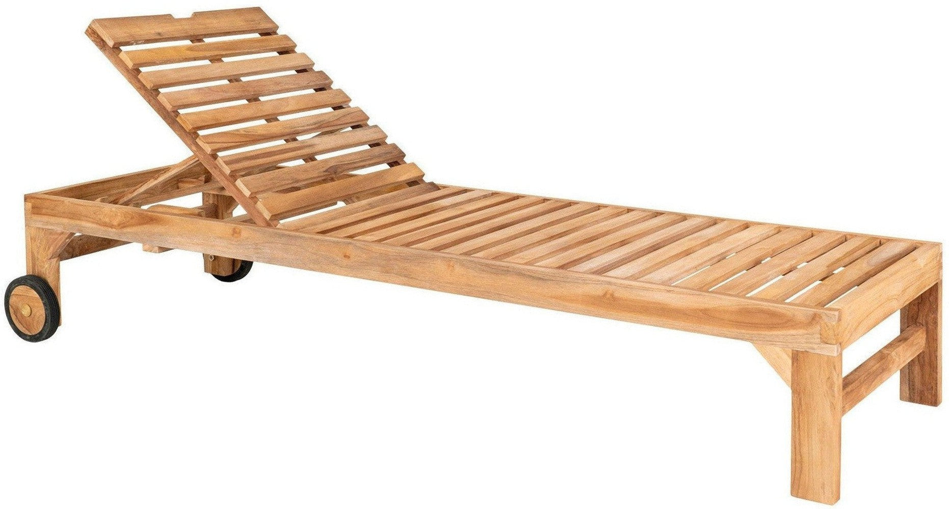 [product_category]-House Nordic Andorra Teak Sunlounger-House Nordic-5713917015313-7301020-HOU-1
