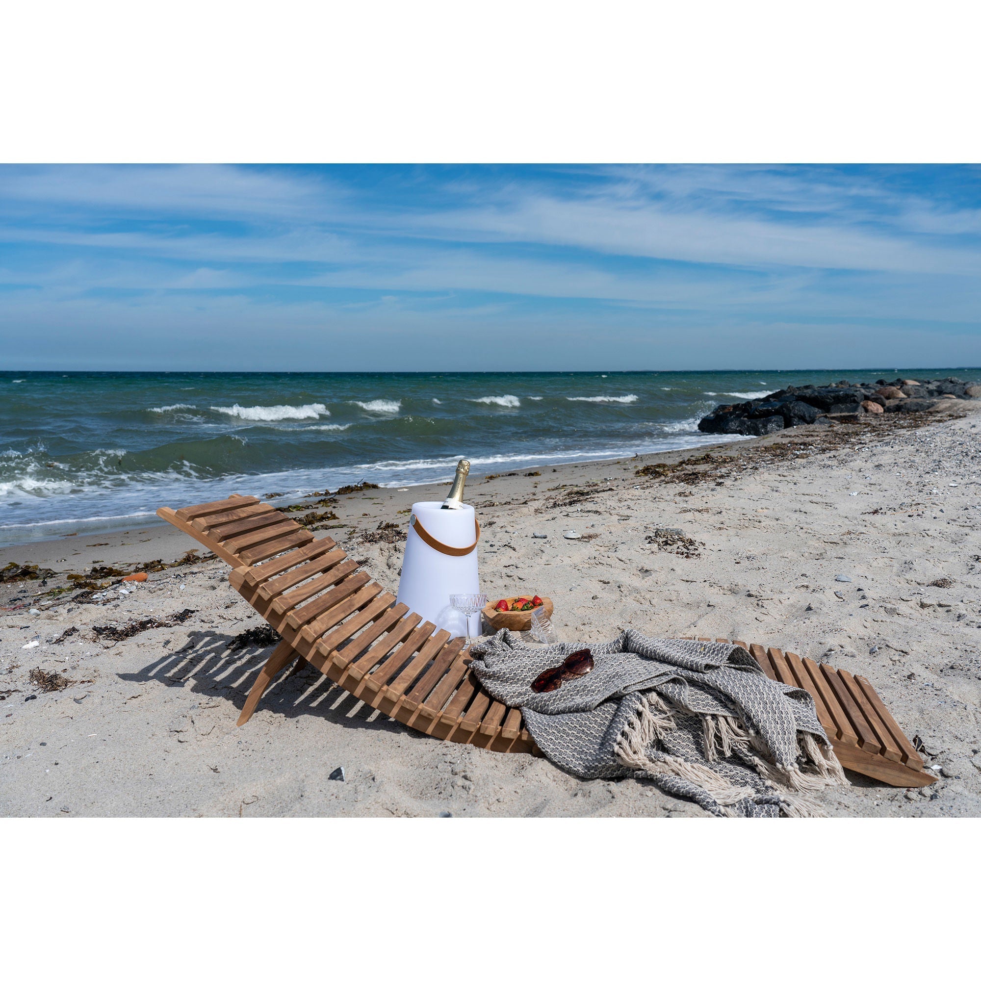 House Nordic Arrieta Teak SunLounger