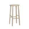 Hübsch Acorn Bar Stool Oak Fsc Natural