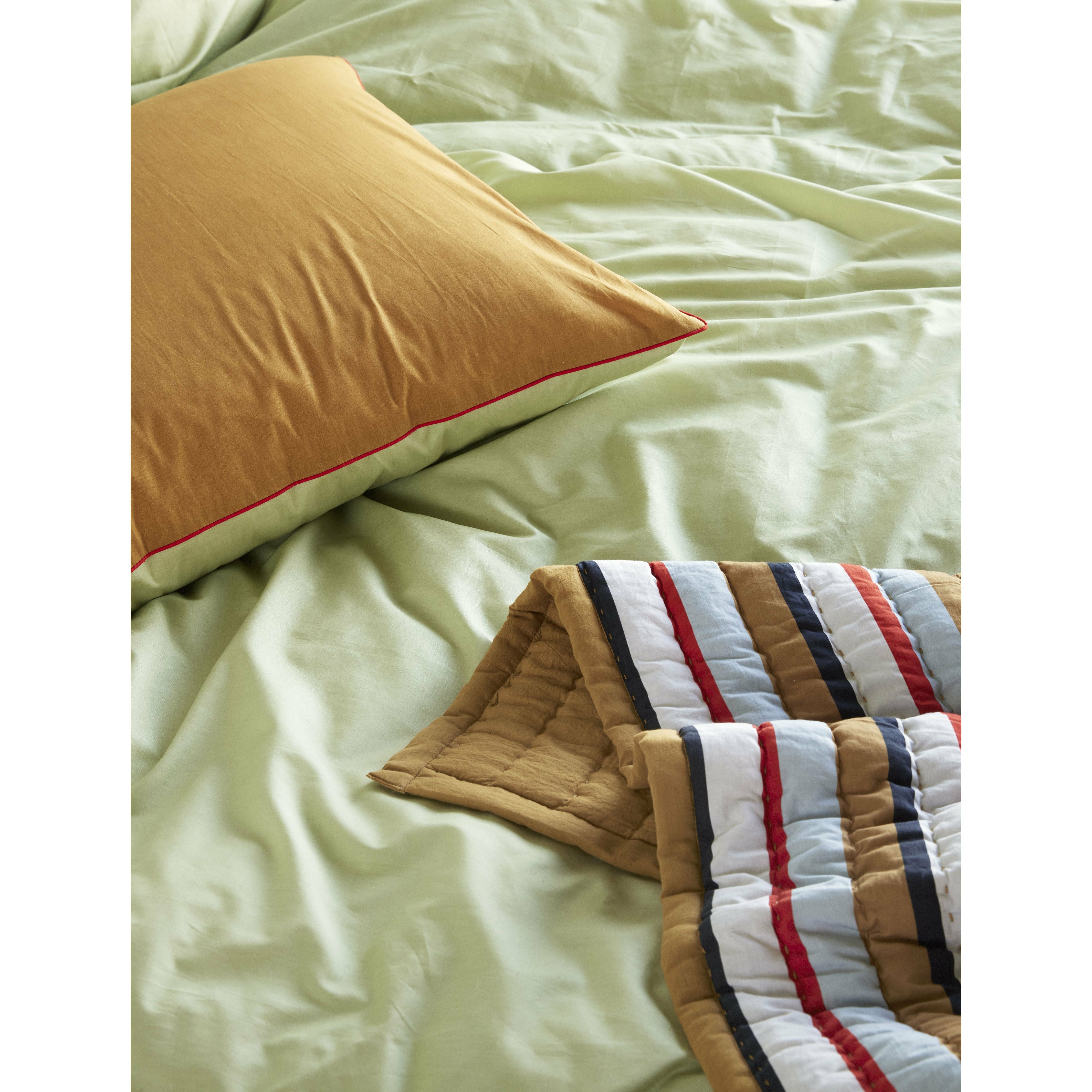 [product_category]-Hübsch Aki Bed Linen 60/200, Orange/Green-Hübsch-5712772114674-61401-HUB-7