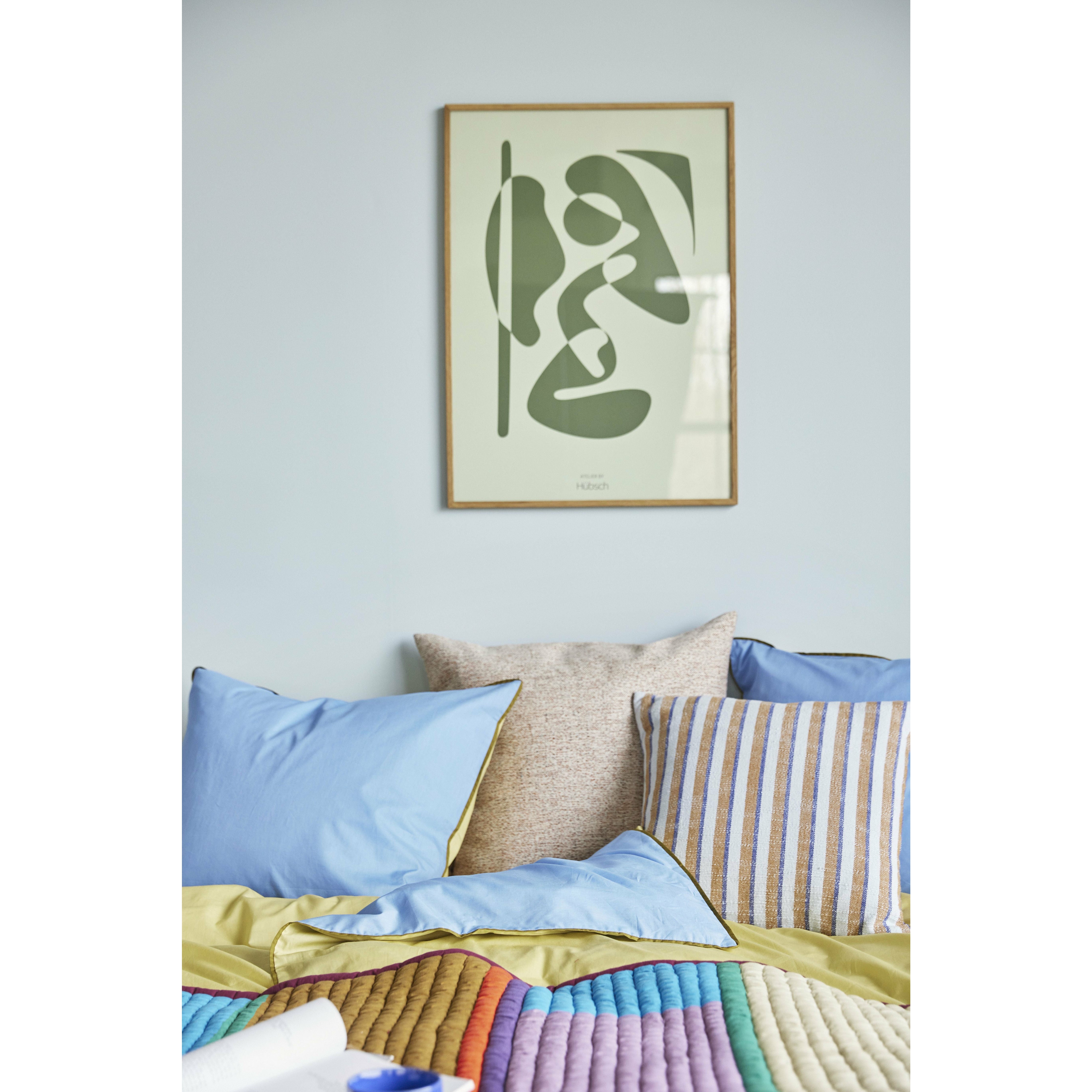 [product_category]-Hübsch Aki Bed Linen 80/200, Blue/Yellow-Hübsch-5712772114858-61407-HUB-3