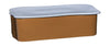 Hübsch Amare Desk Organizer Large, Brown/Light Blue