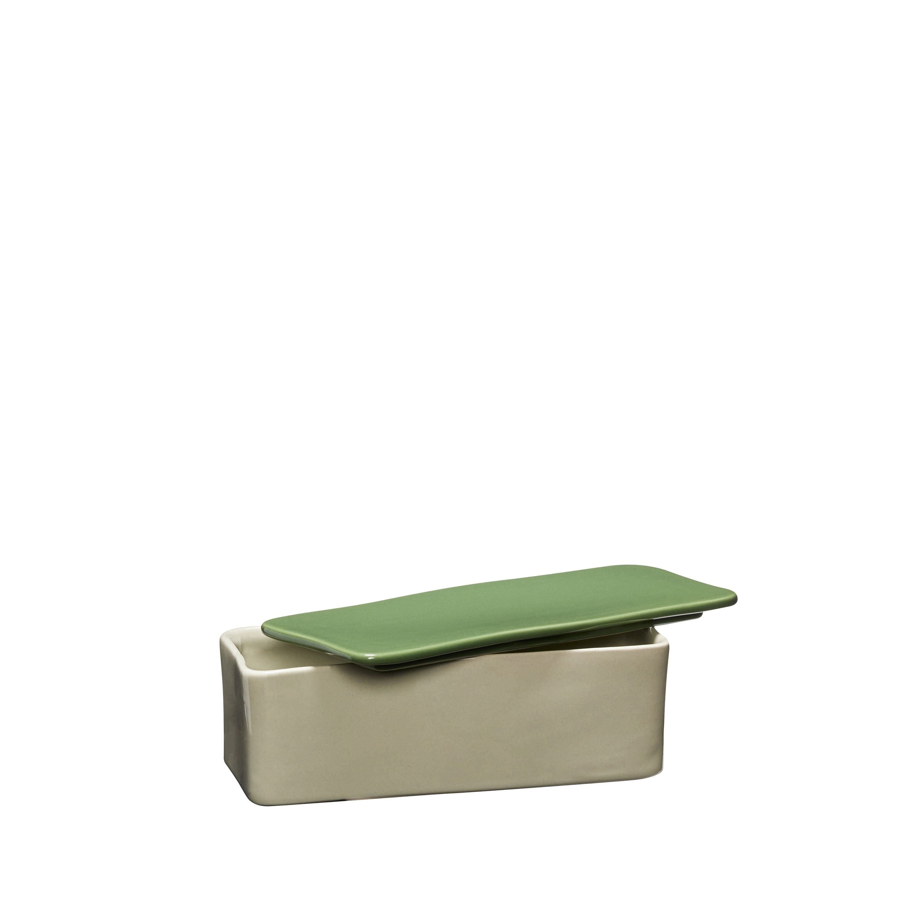 [product_category]-Hübsch Amare Desk Organizer Small, Sand/Green-Hübsch-5712772129388-211703-HUB-2