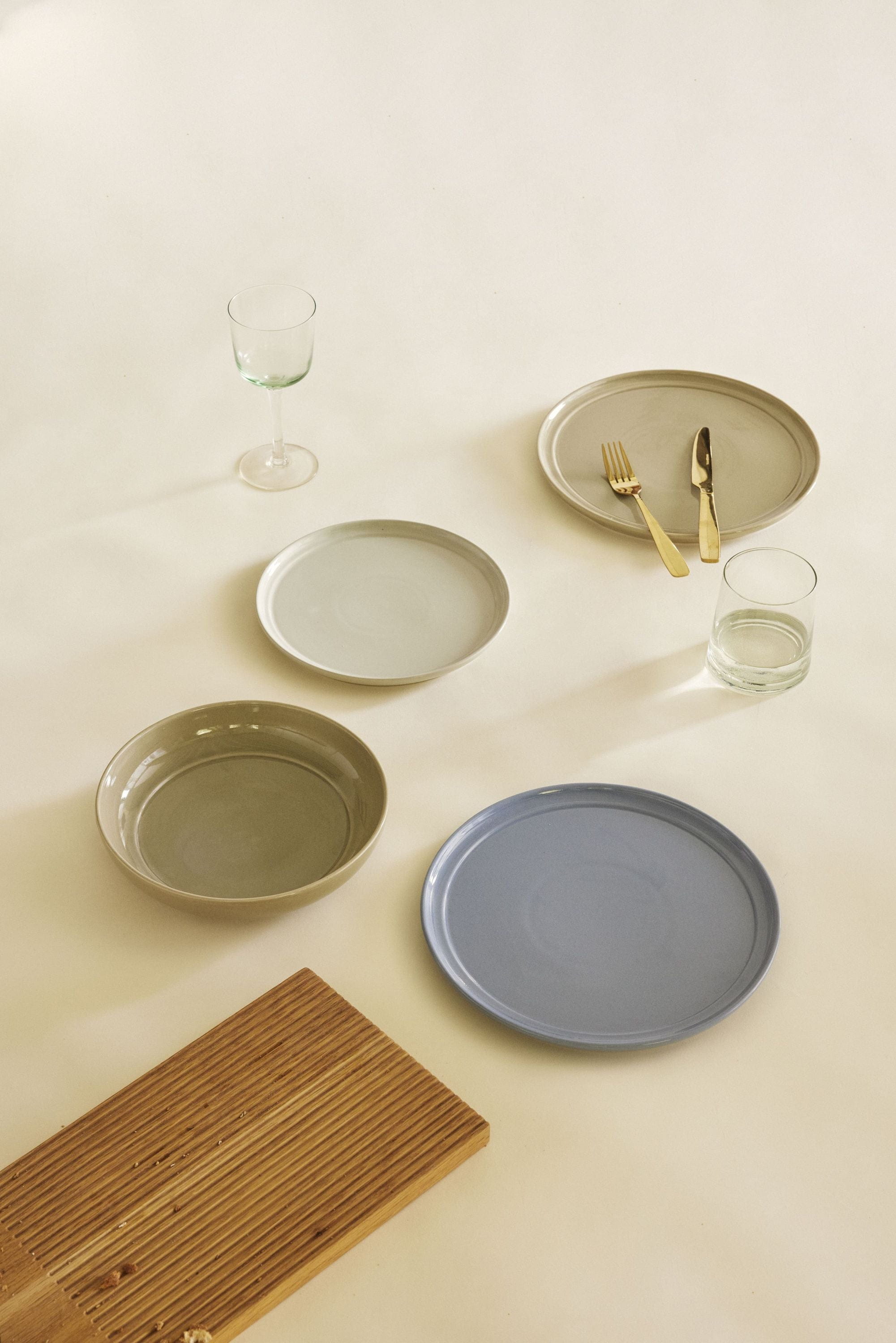 [product_category]-Hübsch Amare Lunch Plate, Brown-Hübsch-5712772129623-211710-HUB-14