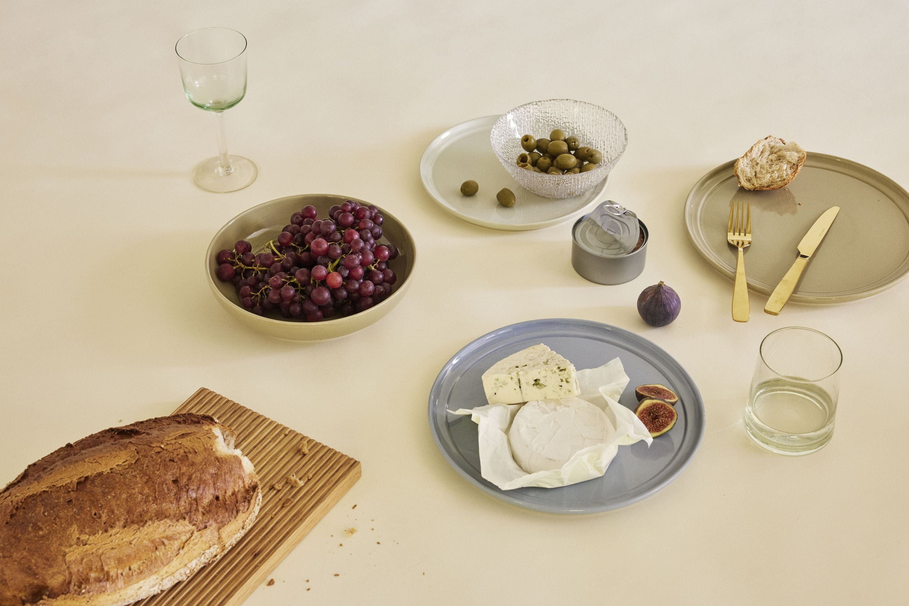 [product_category]-Hübsch Amare Lunch Plate, Sand-Hübsch-5712772129685-211712-HUB-26