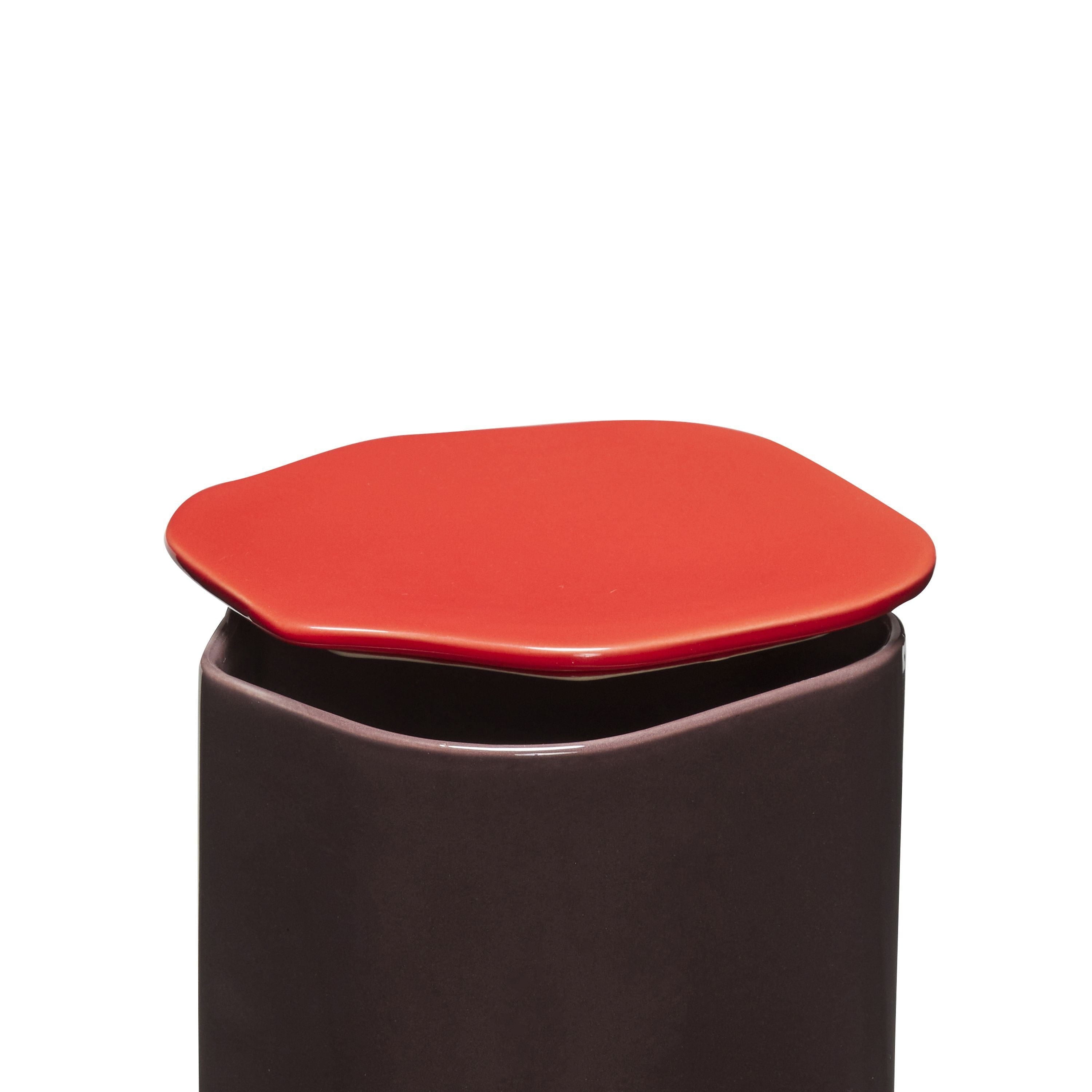 [product_category]-Hübsch Amare Storage With Lid Large, Sand/Brown-Hübsch-5712772129357-211702-HUB-2