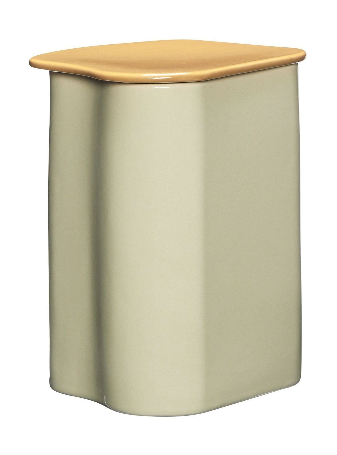 [product_category]-Hübsch Amare Storage With Lid Small, Sand/Brown-Hübsch-5712772129326-211701-HUB-1