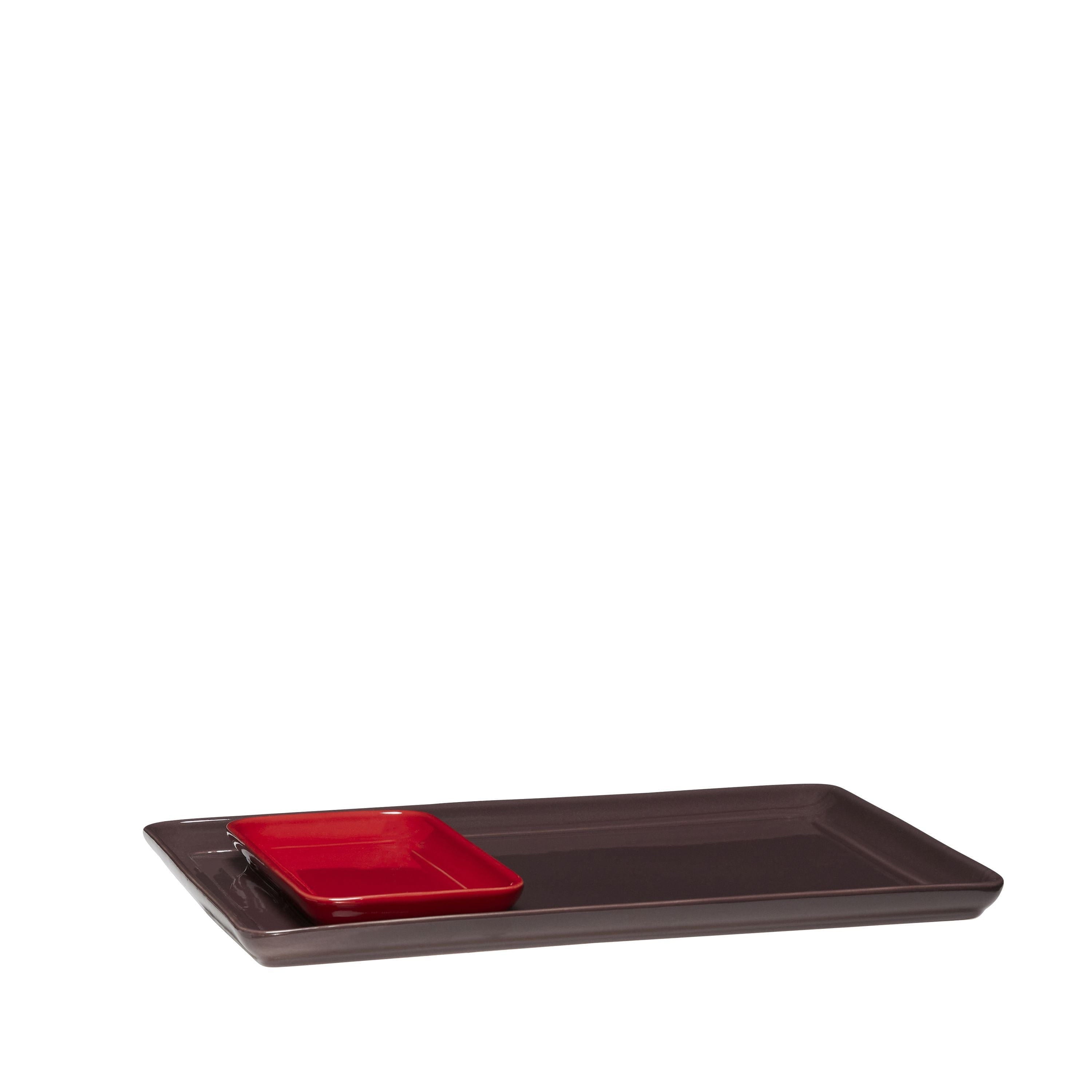 [product_category]-Hübsch Amare Tablett Set Of 2, Burgundy/Red-Hübsch-5712772129562-211708-HUB-3