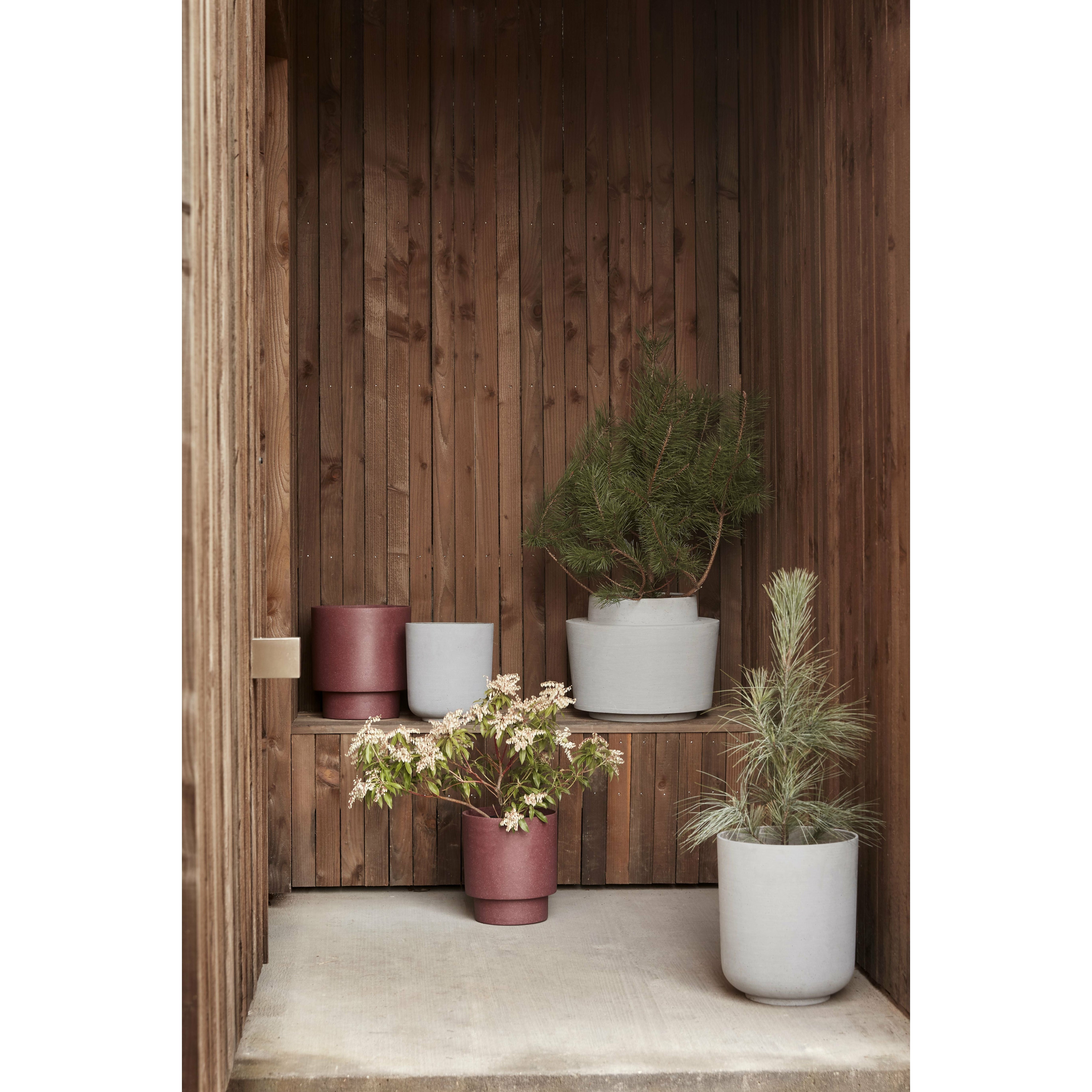 [product_category]-Hübsch Among Pots Set Of 2, Light Grey-Hübsch-5712772070208-900904-HUB-2