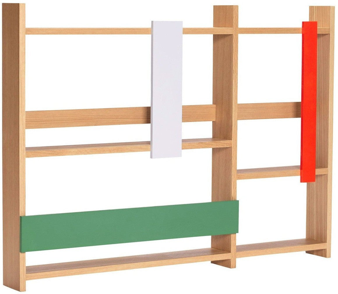 [product_category]-Hübsch Arki Wall Shelf/Magazine Holder Natural/Multicolour-Hübsch-5712772135778-881921-HUB-1