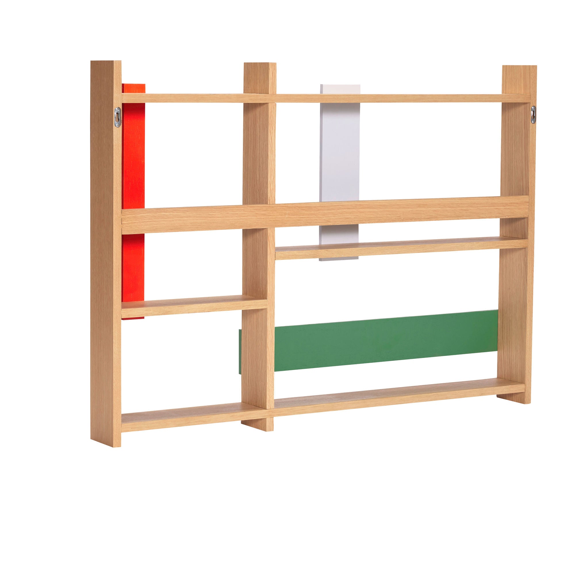 [product_category]-Hübsch Arki Wall Shelf/Magazine Holder Natural/Multicolour-Hübsch-5712772135778-881921-HUB-3
