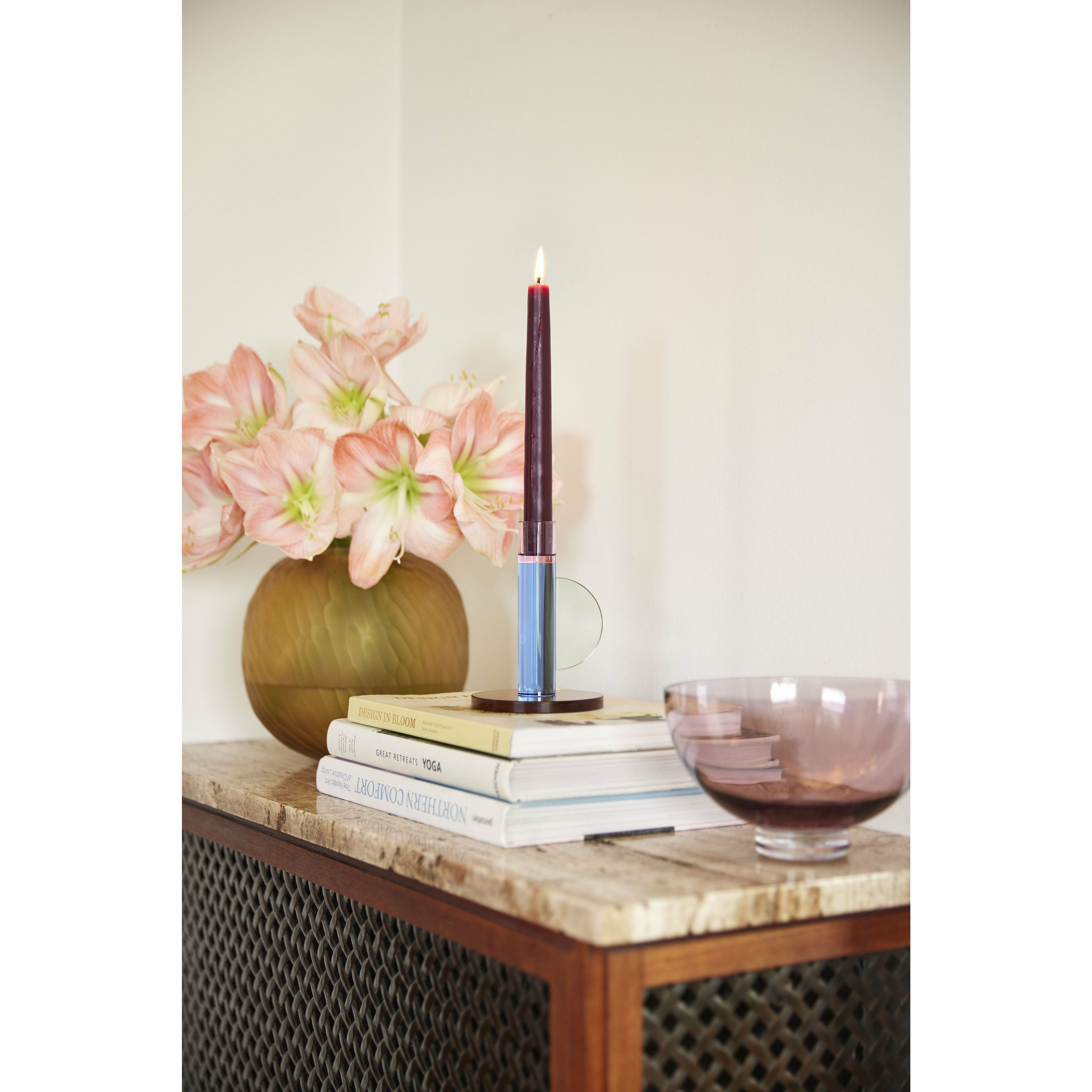[product_category]-Hübsch Astro Candlestick, Pink/Blue/Brown-Hübsch-5712772117583-991417-HUB-6