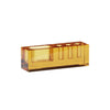 Hübsch Blok Desk Organizér Crystal Amber