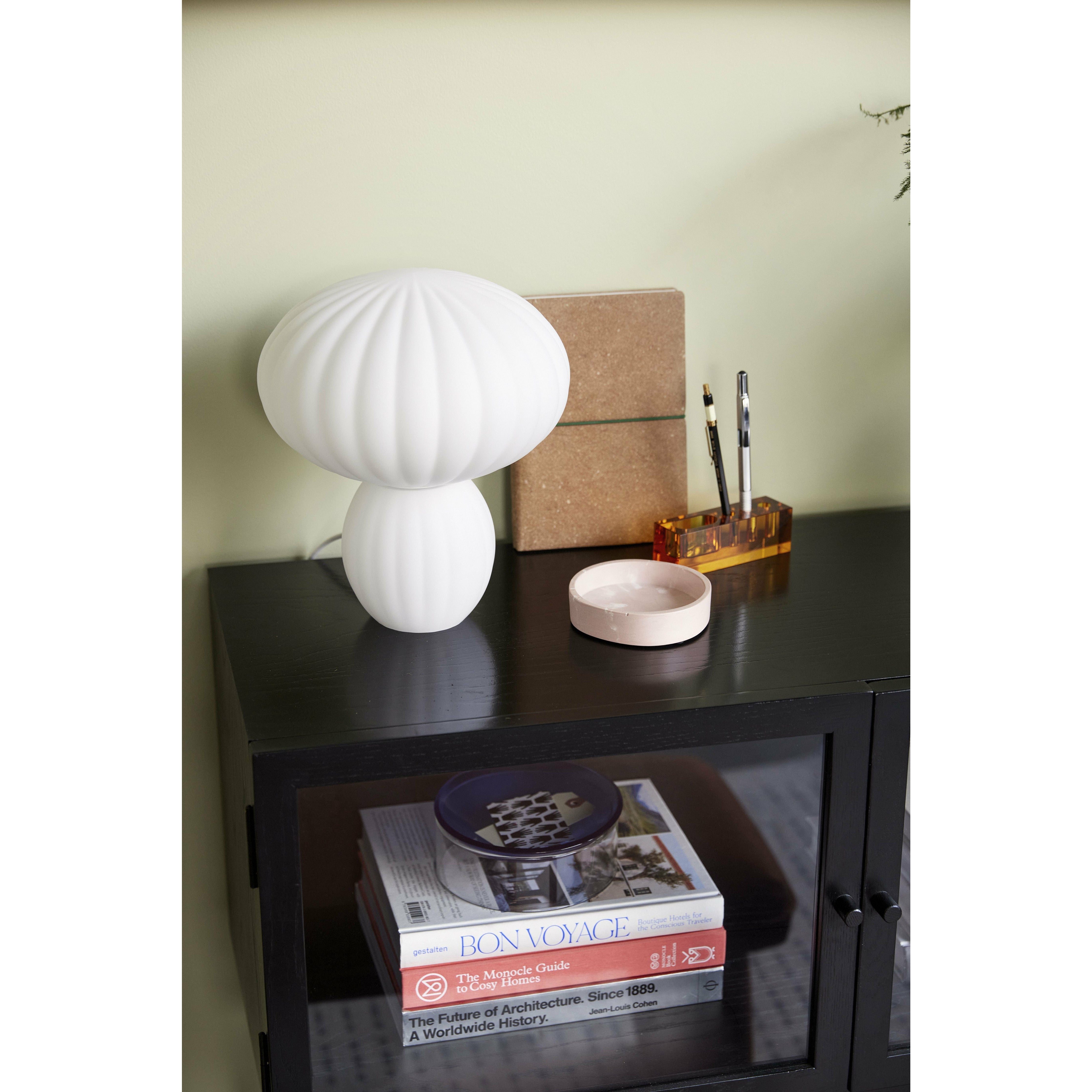 Hübsch Blok Desk Organizér Crystal Amber