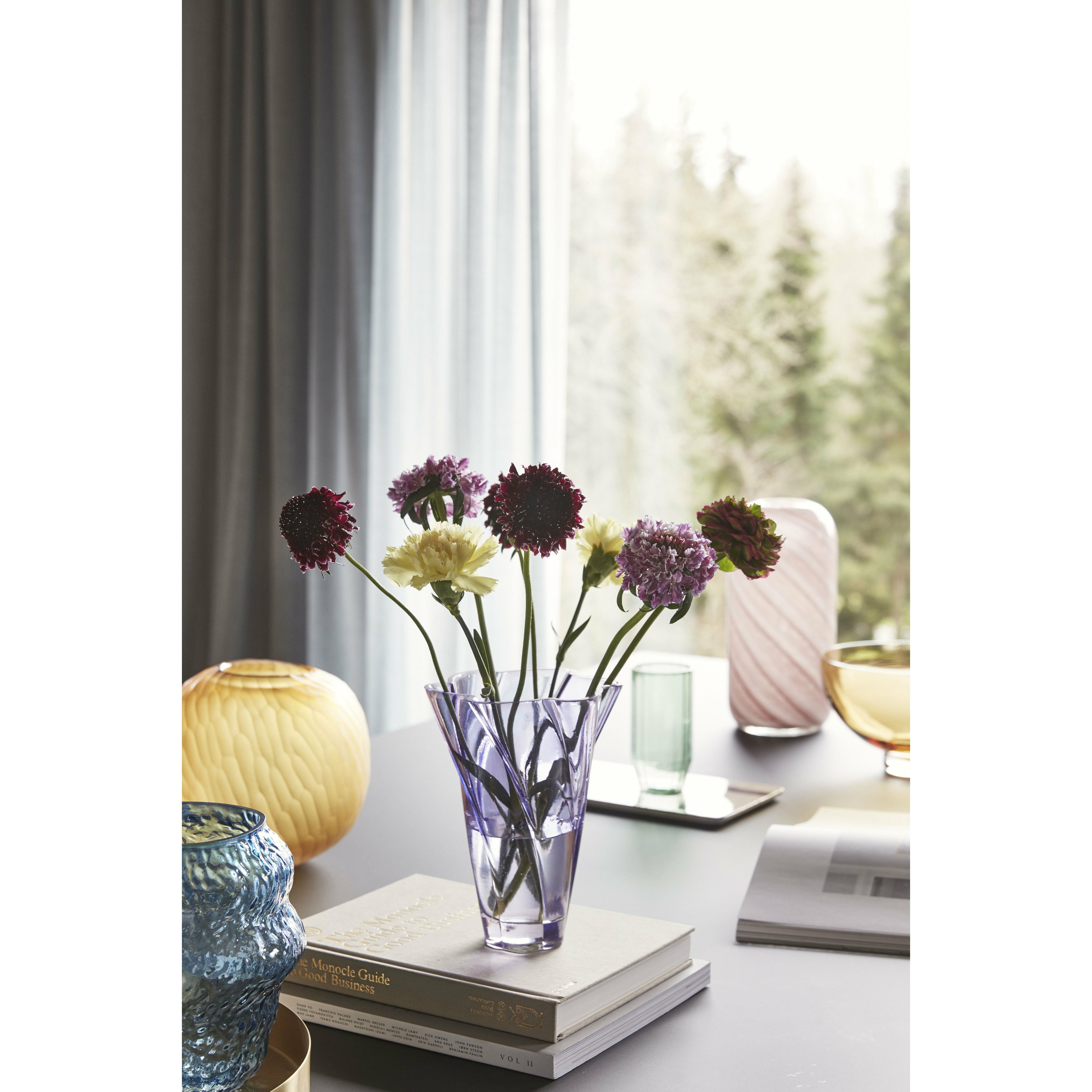 [product_category]-Hübsch Bloom Vase Glass Purple-Hübsch-5712772102763-661209-HUB-3