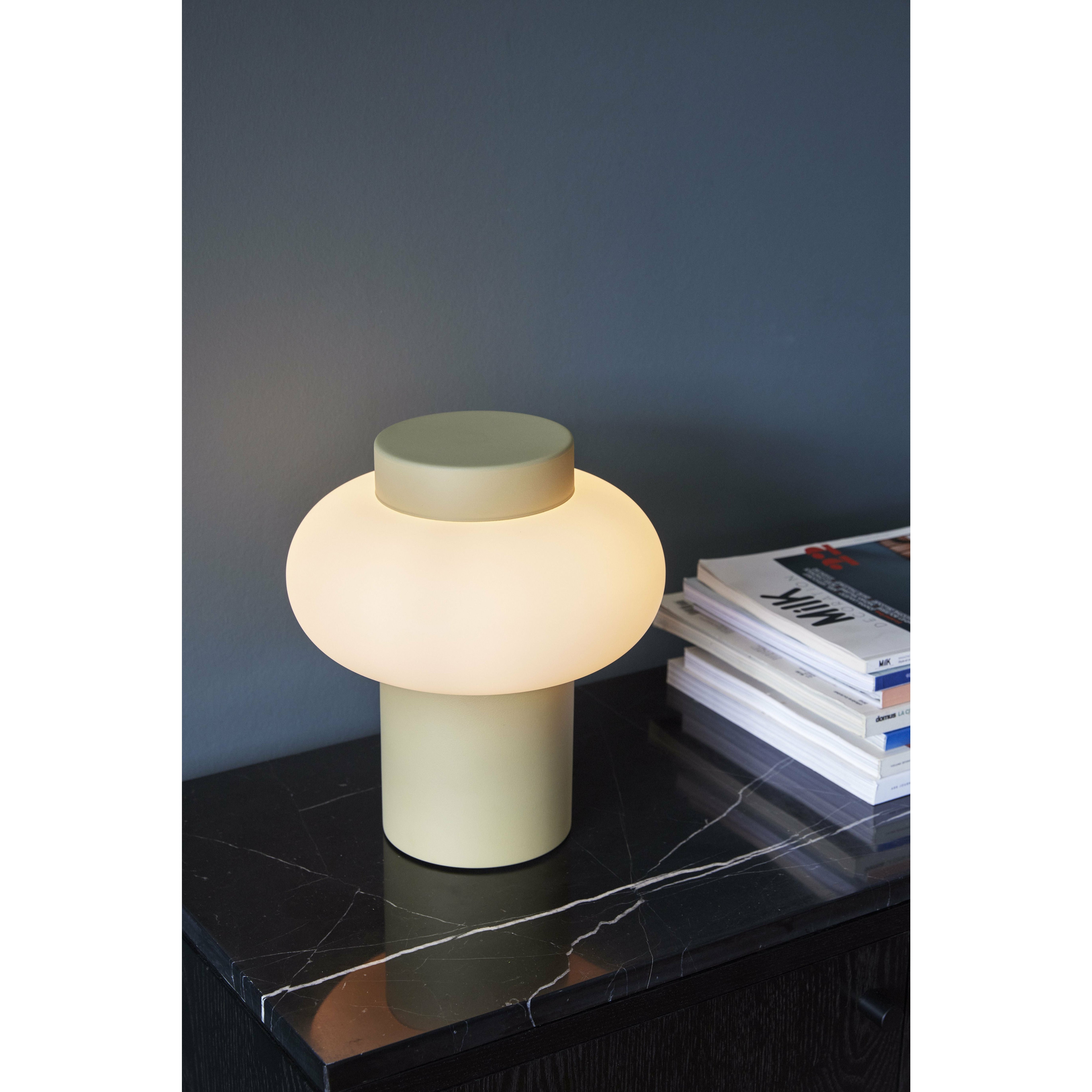 [product_category]-Hübsch Camp Table Lamp Metal/Glass Yellow/Opal-Hübsch-5712772117552-991408-HUB-3
