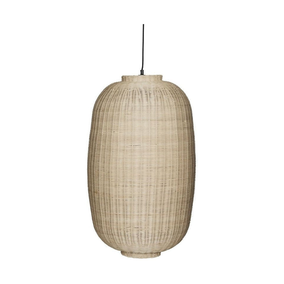 [product_category]-Hübsch Chand Oval Ceiling Lamp, Black/Natural-Hübsch-5712772126028-991602-HUB-6