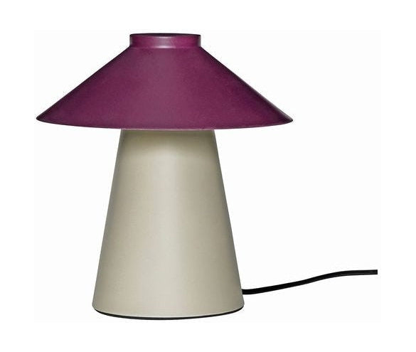 [product_category]-Hübsch Chipper Table Lamp, Burgundy/Sand-Hübsch-5712772126509-961615-HUB-1