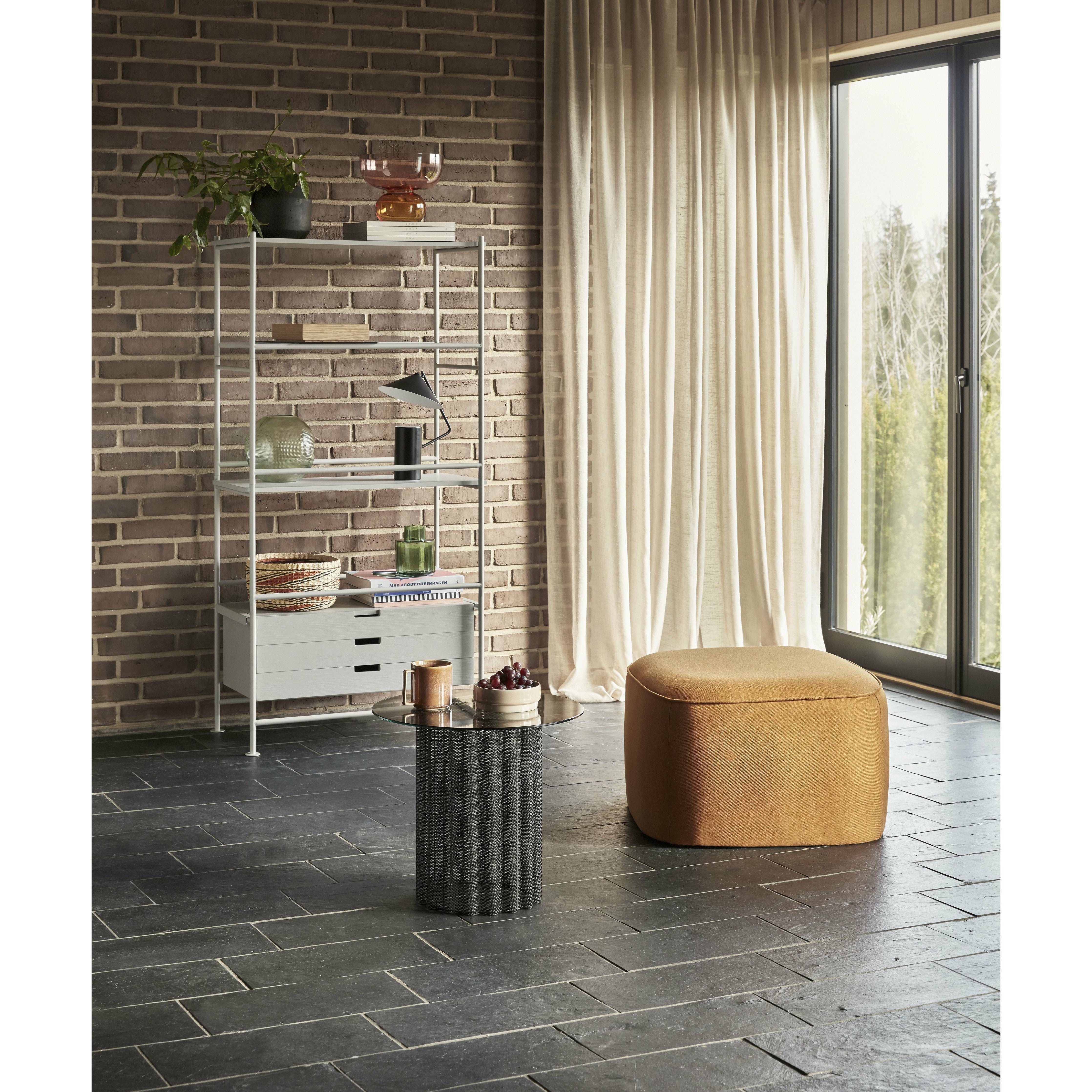[product_category]-Hübsch Cube Pouffe, Orange-Hübsch-5712772114100-021323-HUB-2