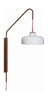 Hübsch proudová nástěnná lampa, červená