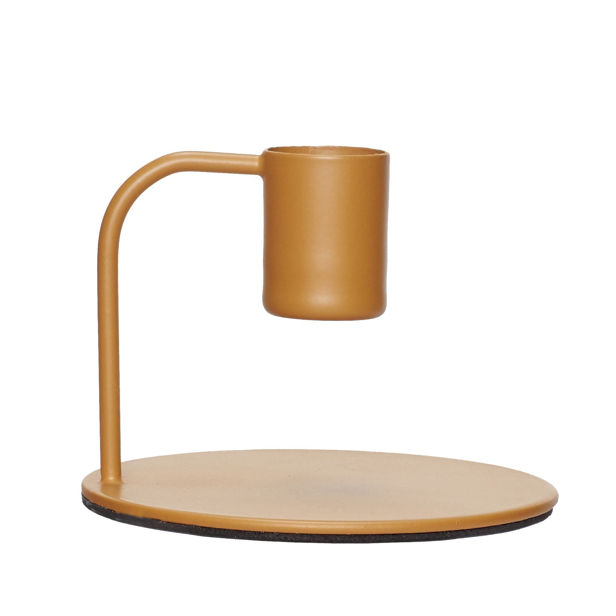 Hübsch Curve Candlestick, oranžová