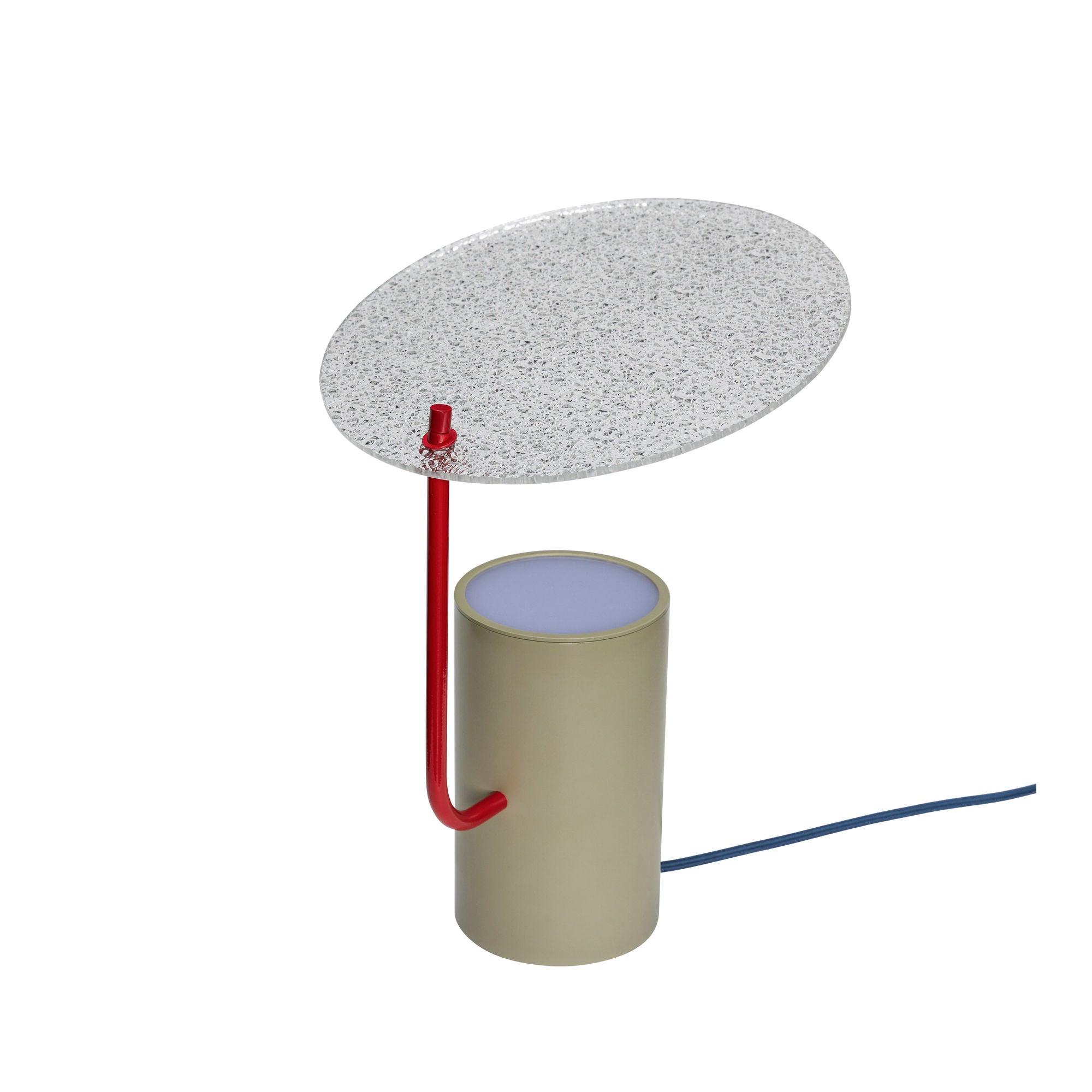 [product_category]-Hübsch Disc Table Lamp Khaki/Red/Textured-Hübsch-5712772119860-961501-HUB-4