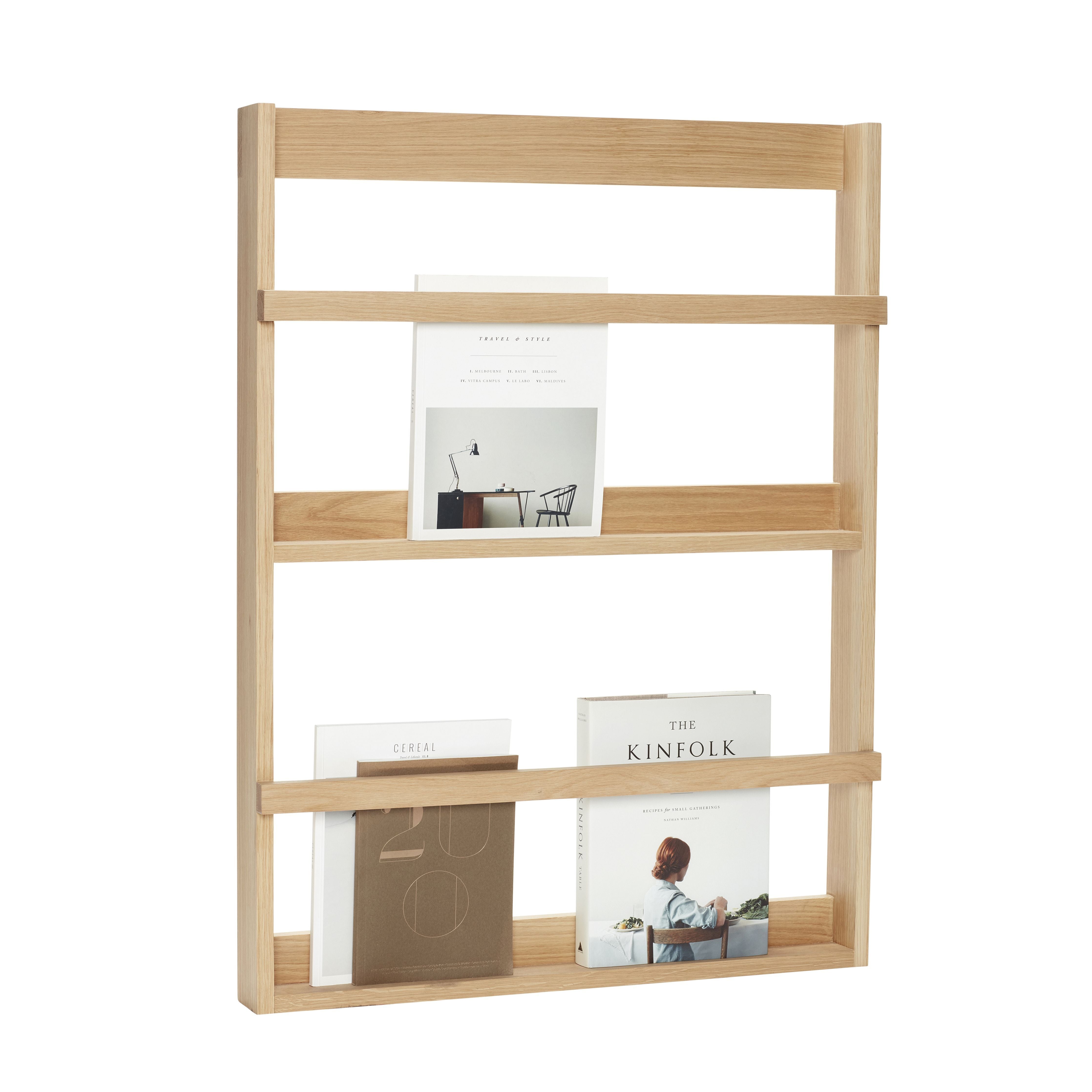 [product_category]-Hübsch Display Wall Shelf Oak Fsc Natural, 70x92 Cm-Hübsch-5712772107539-880408F-HUB-2