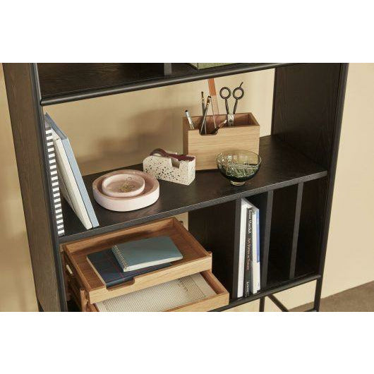 [product_category]-Hübsch Divide Shelf Unit, Black-Hübsch-5712772103845-021217-HUB-2