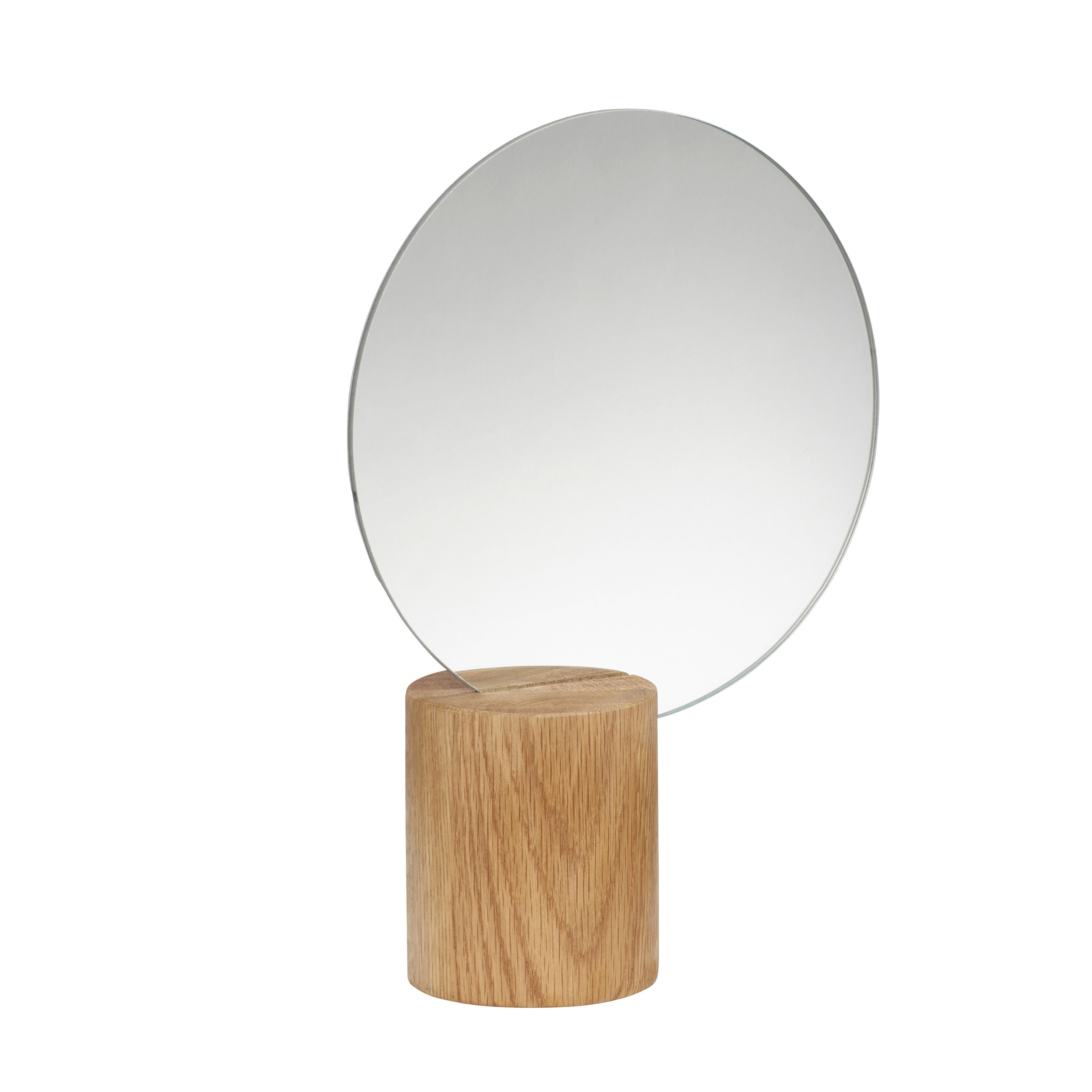 [product_category]-Hübsch Edge Table Mirror Wood Natural Round-Hübsch-5712772119051-880907F-HUB-1