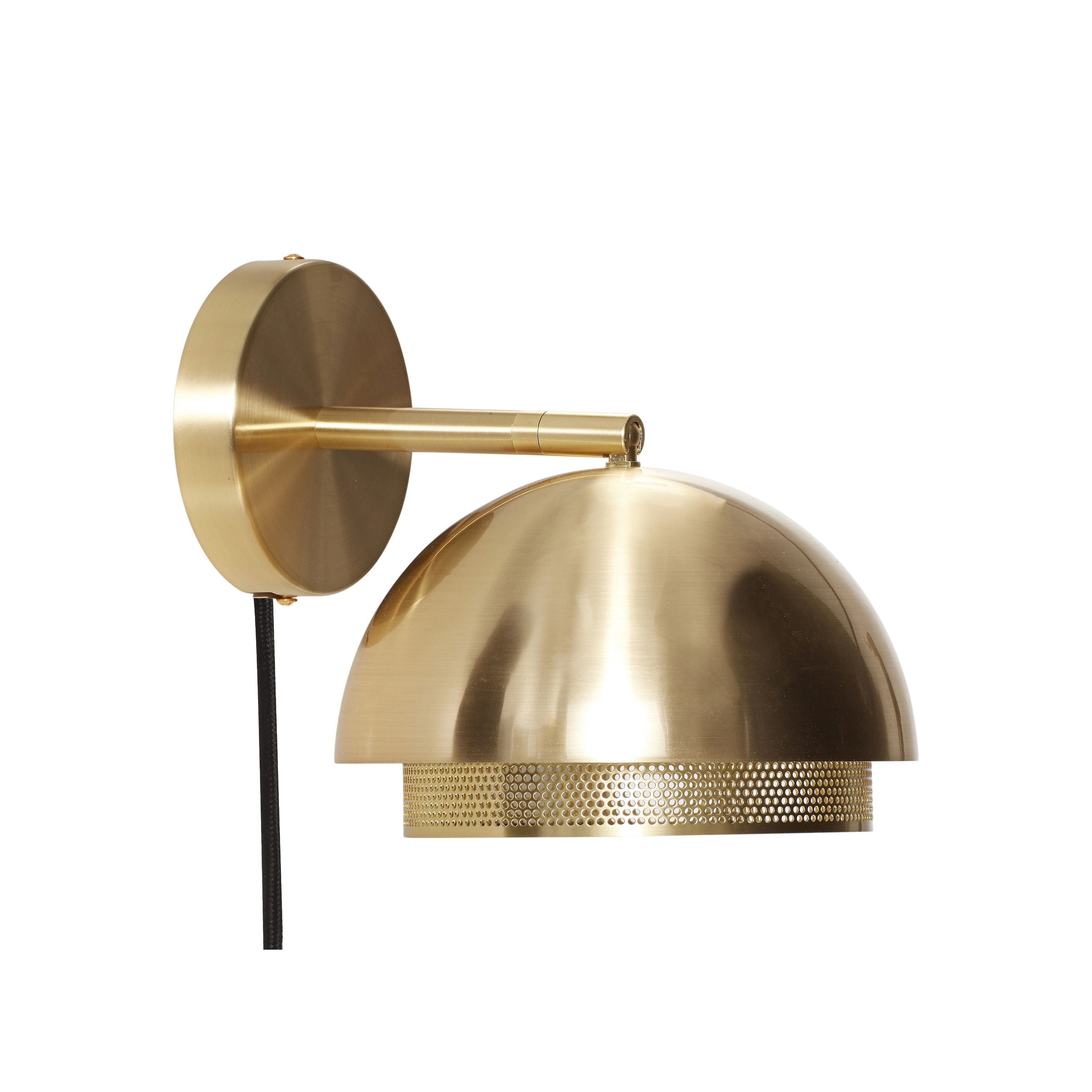 [product_category]-Hübsch Edge Wall Lamp, Brass-Hübsch-5712772067208-990708-HUB-1