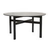 Hübsch Fjord Dining Table Round Wood Black