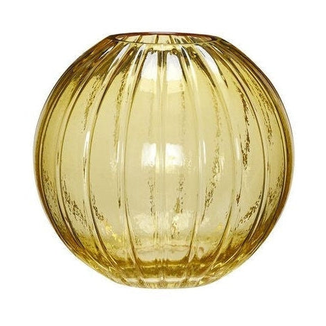 [product_category]-Hübsch Fleur Vase Round, Yellow-Hübsch-5712772121757-661505-HUB-3