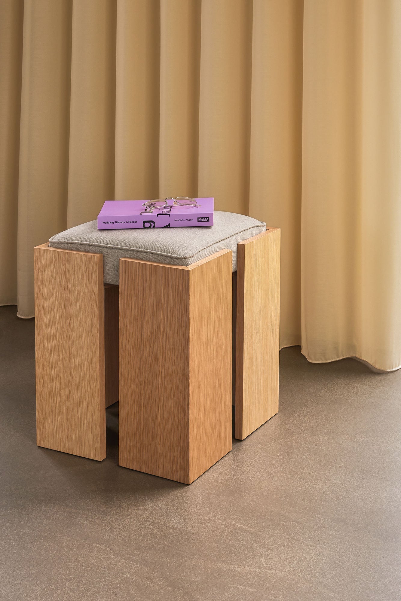 [product_category]-Hübsch Forma Stool Sand/Natural-Hübsch-5712772135471-881912-HUB-4