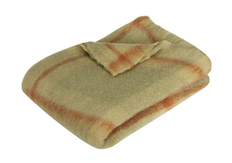[product_category]-Hübsch Grid Throw, Light Green/Orange-Hübsch-5712772125113-371603-HUB-1