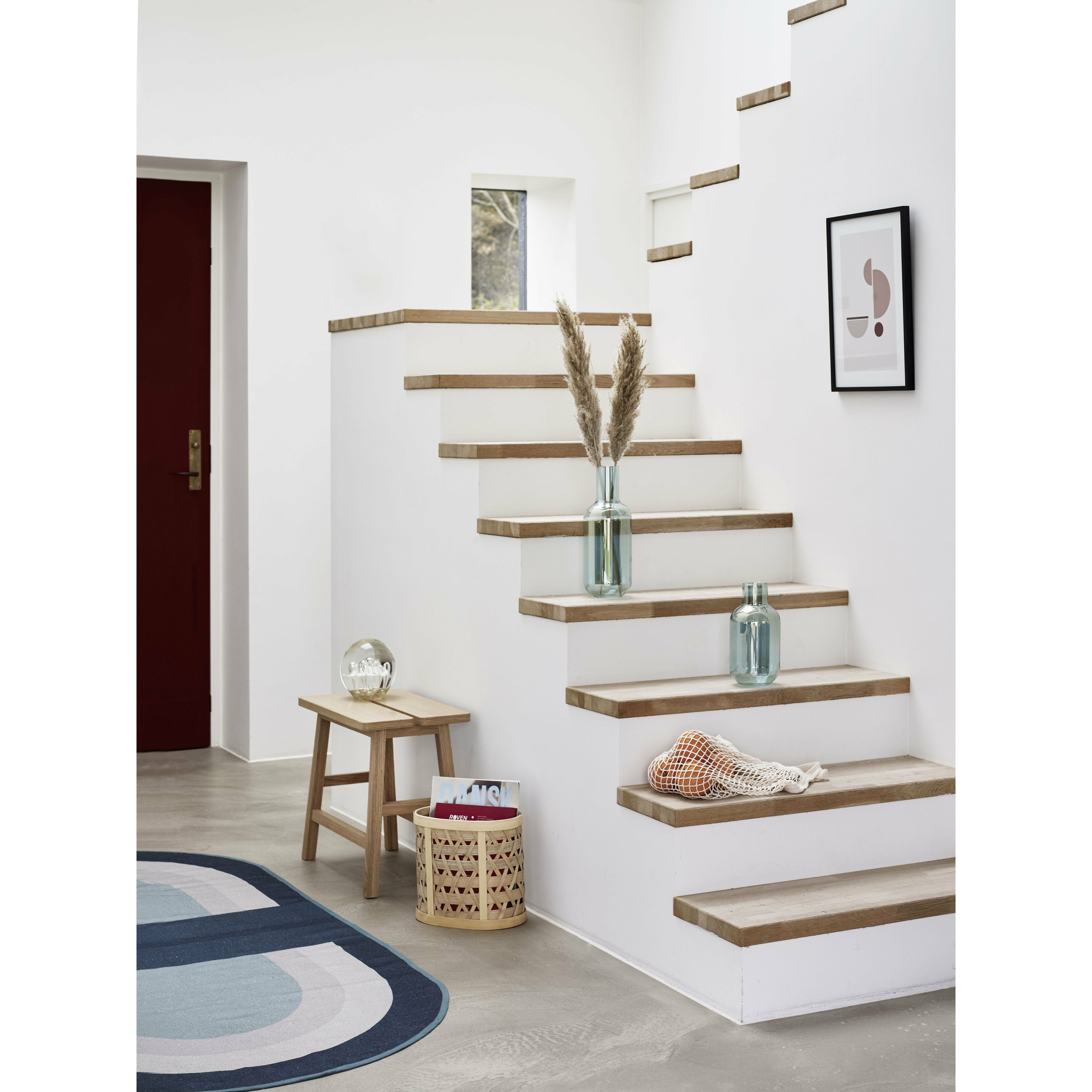 [product_category]-Hübsch Ground Stool Oak Fsc Natural-Hübsch-5712772106396-880802F-HUB-5