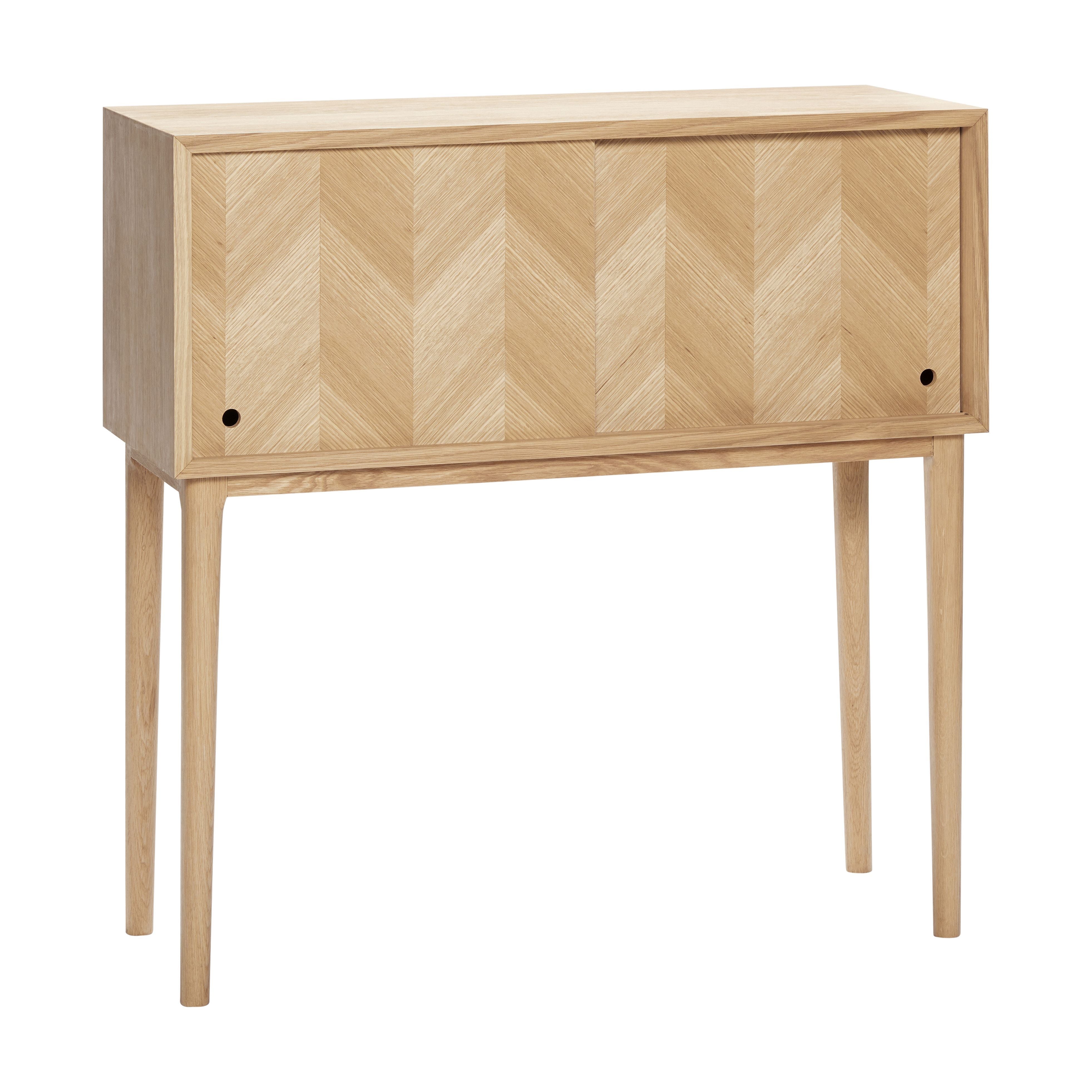 [product_category]-Hübsch Herringbone Console Table, Sliding Doors-Hübsch-5712772112601-880713F-HUB-1